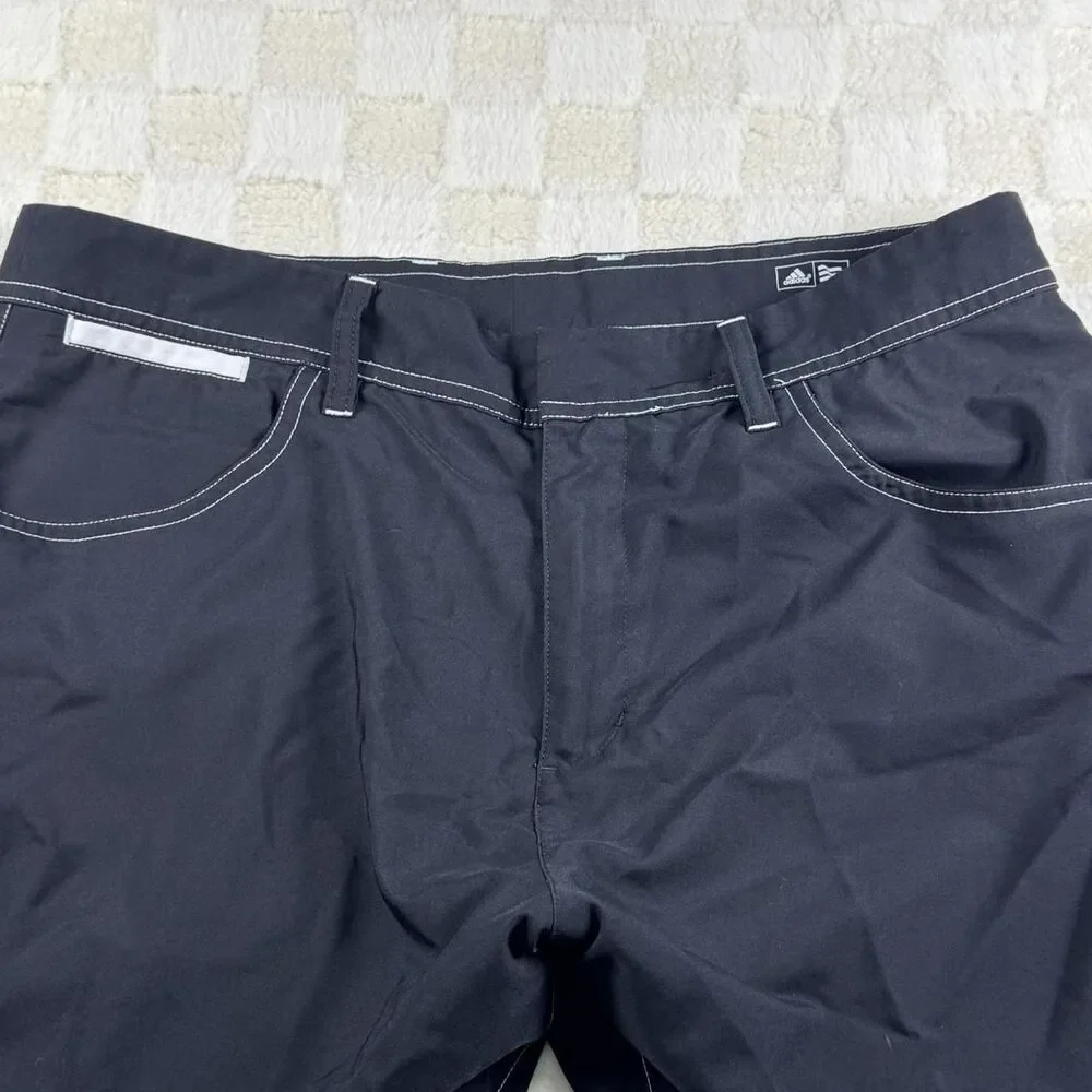 Adidas Men's Black Swim-briefs-shorts